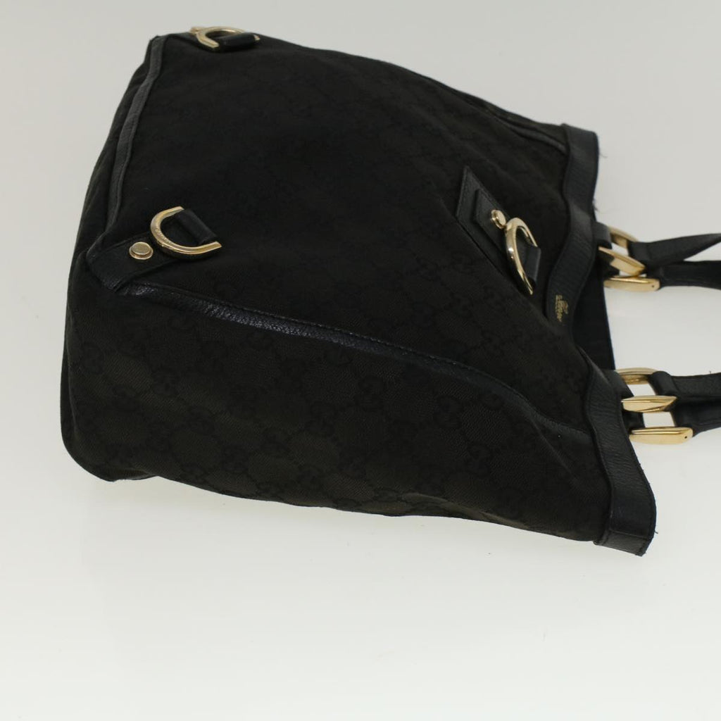 GUCCI GG Canvas Tote Bag Black 130739 bs9149