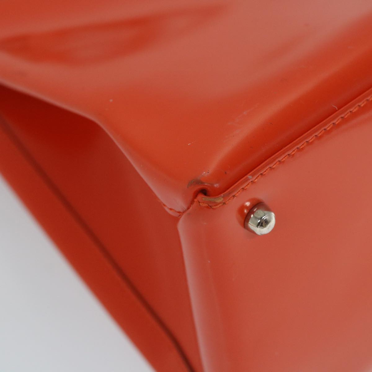 GUCCI Hand Bag Leather 2way Orange 000 2034 0508 bs9150