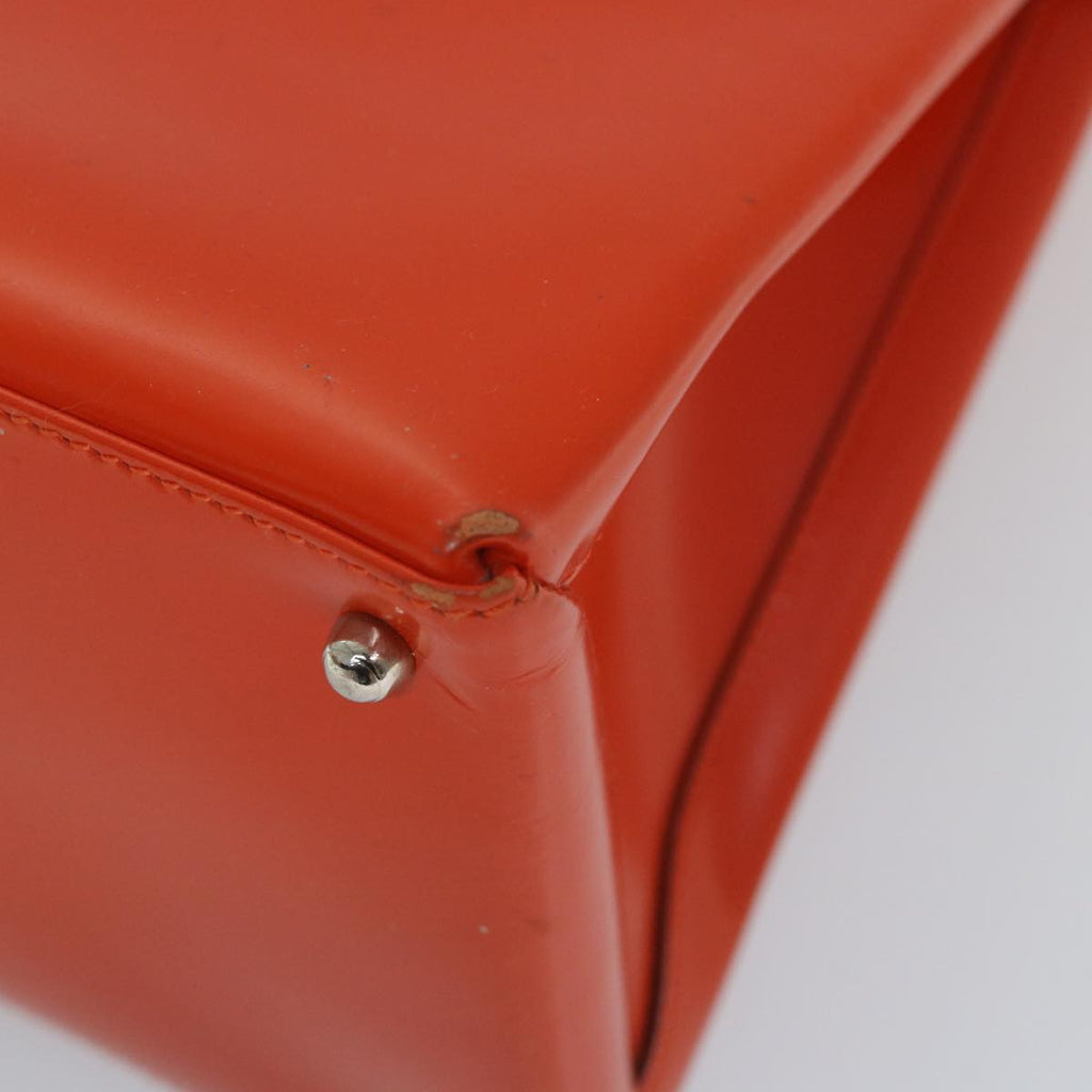 GUCCI Hand Bag Leather 2way Orange 000 2034 0508 bs9150