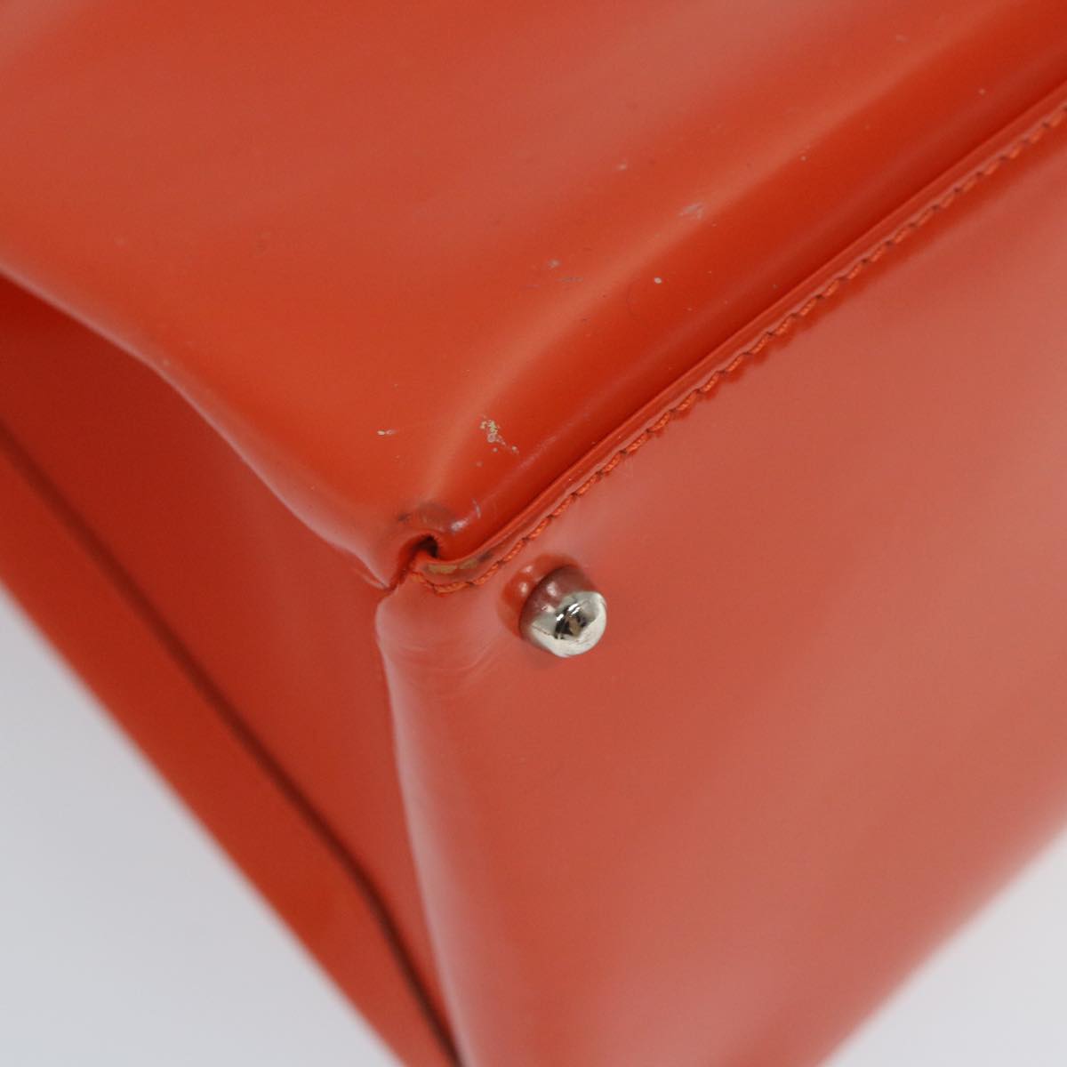 GUCCI Hand Bag Leather 2way Orange 000 2034 0508 bs9150