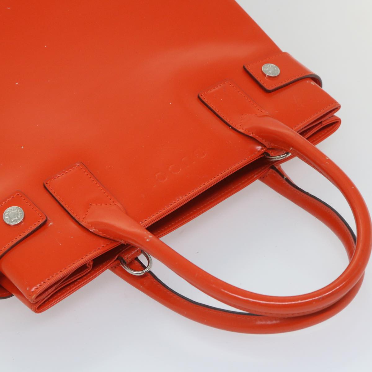 GUCCI Hand Bag Leather 2way Orange 000 2034 0508 bs9150