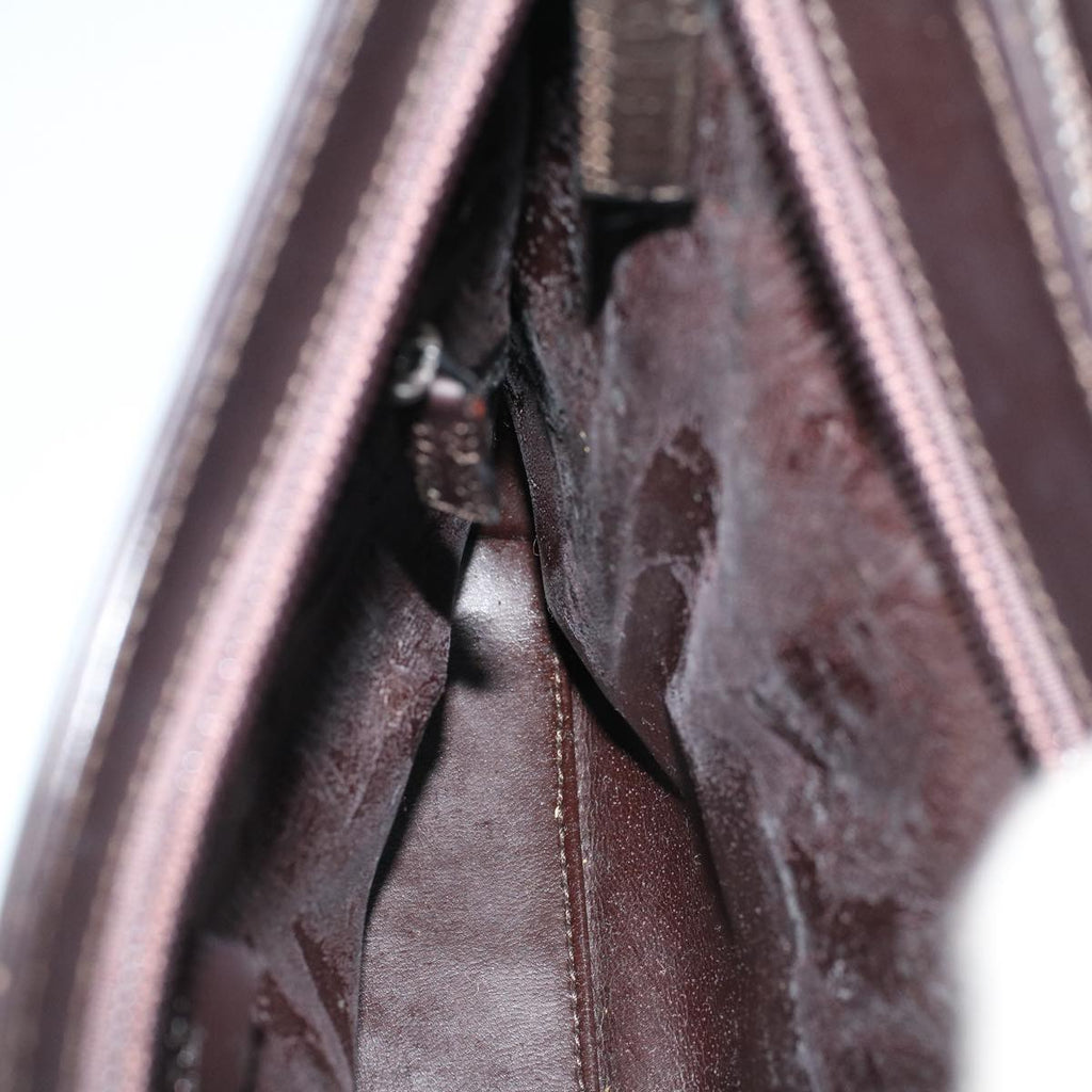 GUCCI Shoulder Bag Leather Brown 001 3015 002113 bs9152