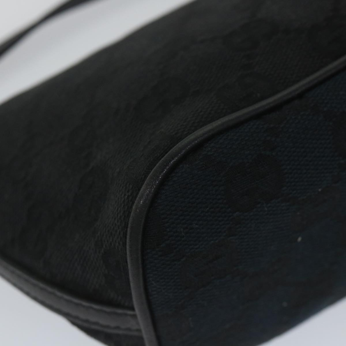 GUCCI GG Canvas Accessory Pouch Black 07198 bs9155