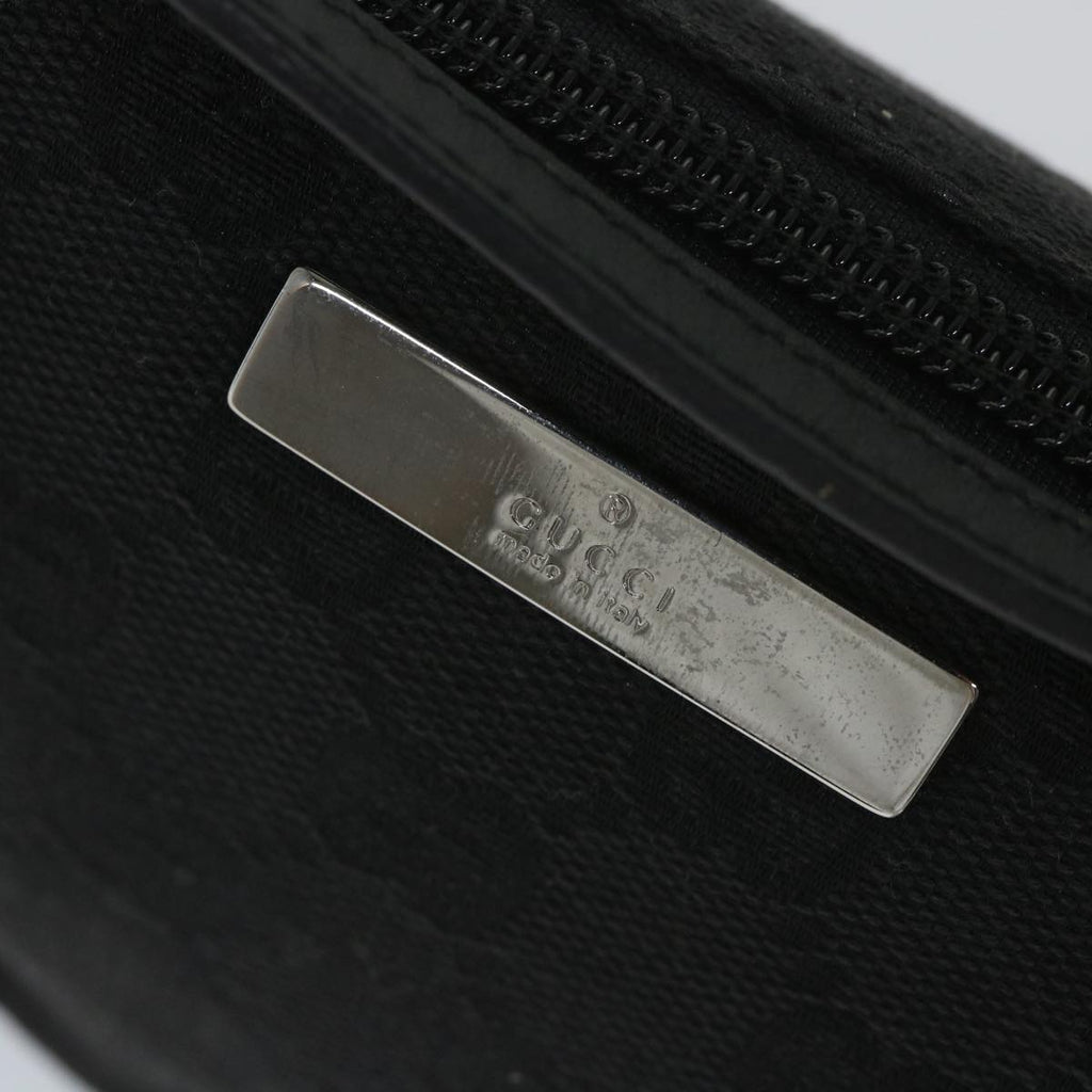 GUCCI GG Canvas Accessory Pouch Black 07198 bs9155