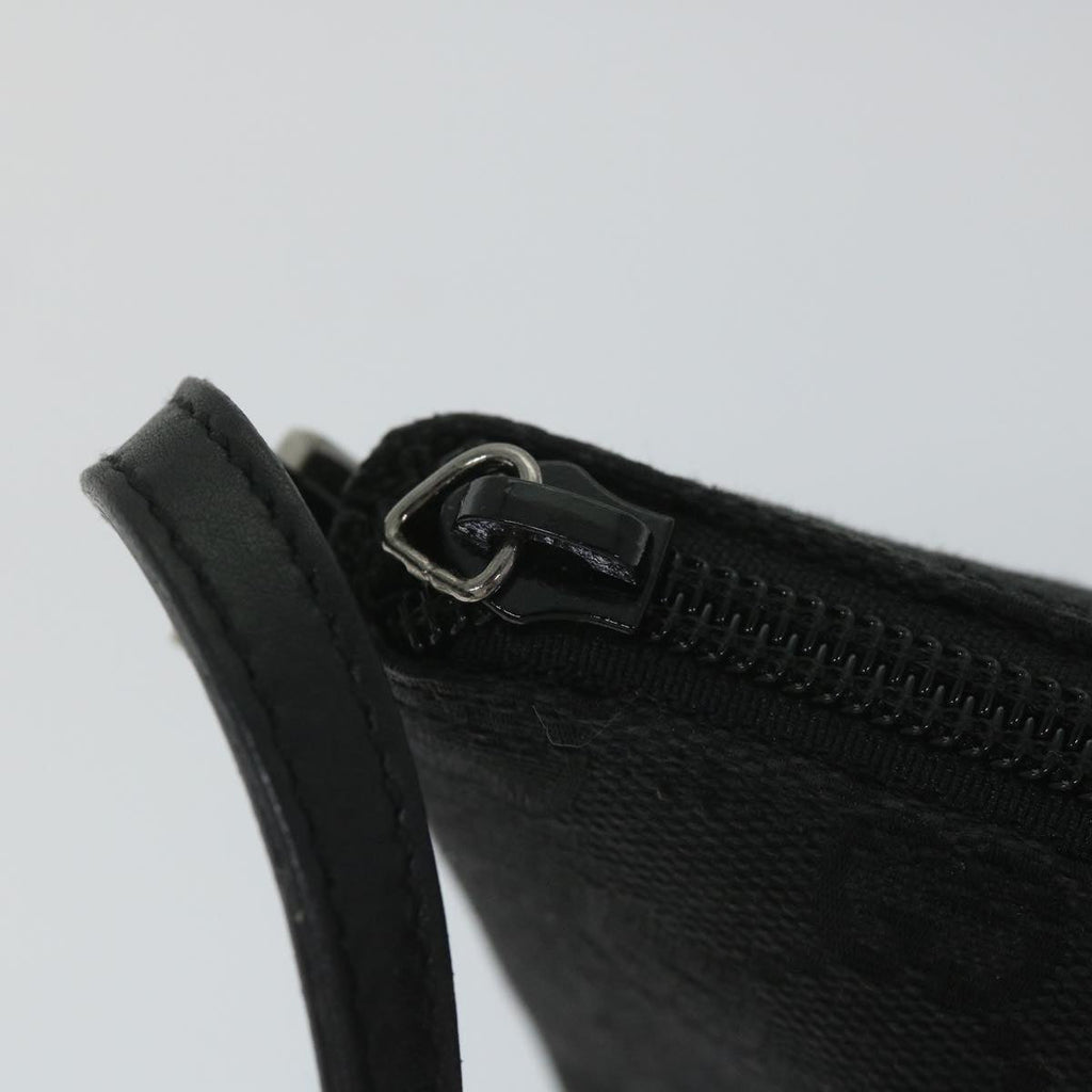 GUCCI GG Canvas Accessory Pouch Black 07198 bs9155
