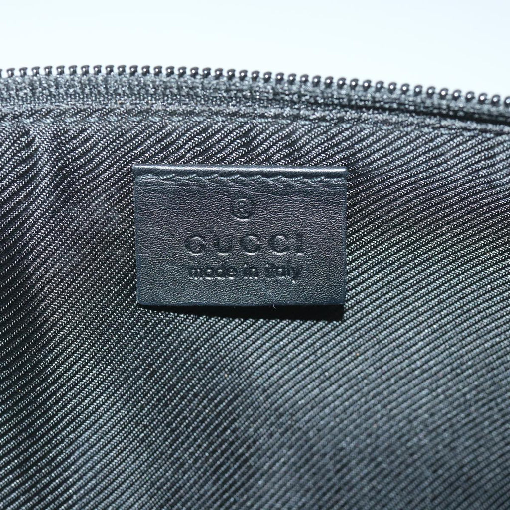GUCCI GG Canvas Accessory Pouch Black 07198 bs9155