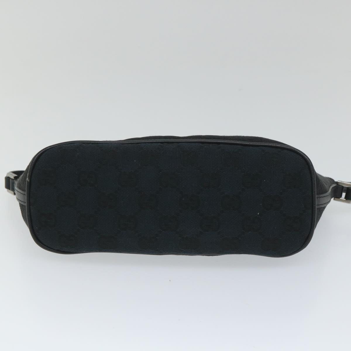 GUCCI GG Canvas Accessory Pouch Black 07198 bs9155