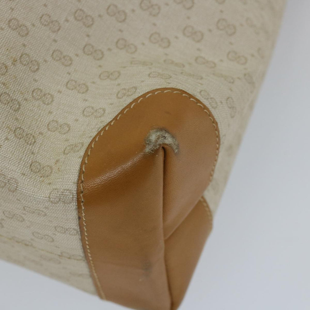 GUCCI Micro GG Supreme Web Sherry Line Tote Bag White 002 39 0215 bs9212