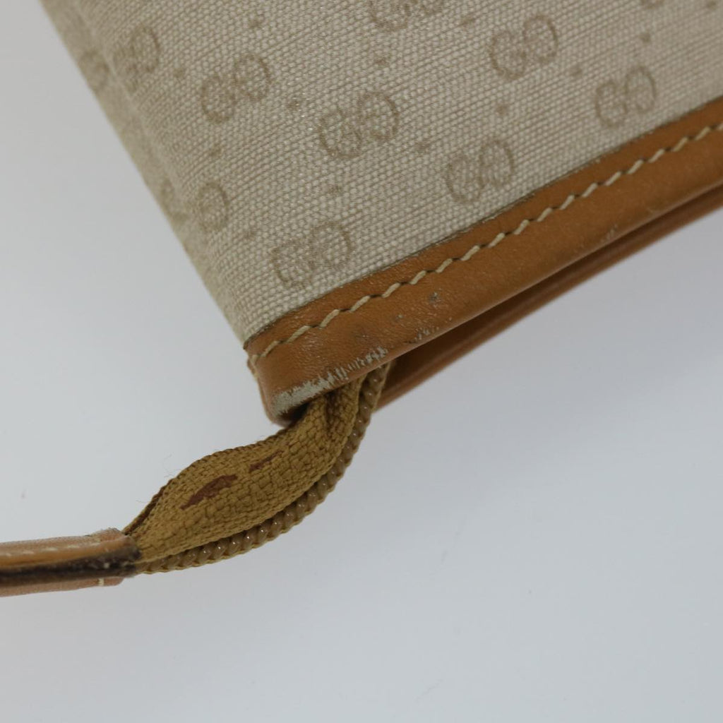 GUCCI Micro GG Supreme Web Sherry Line Tote Bag White 002 39 0215 bs9212