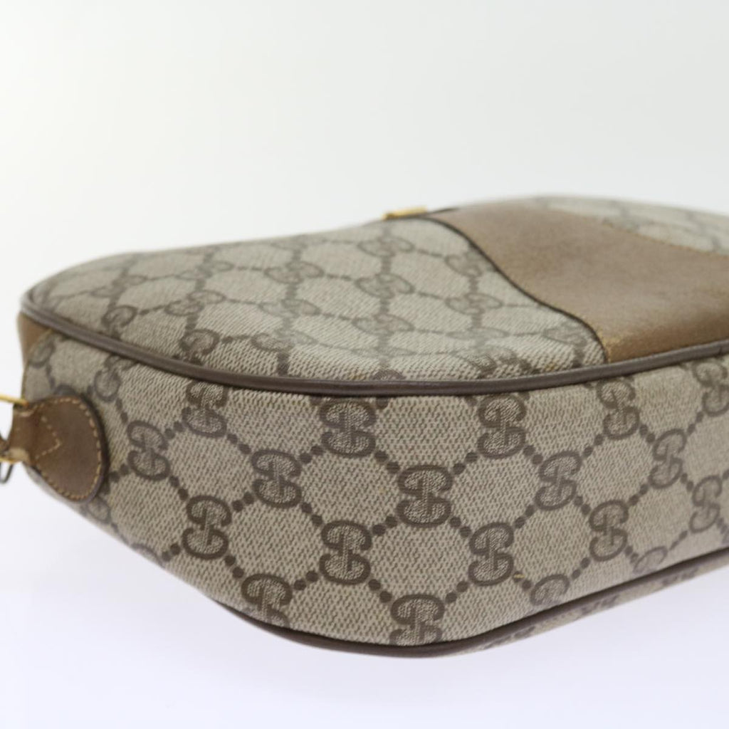 GUCCI GG Supreme Web Sherry Line Clutch Bag Beige Red 89 01 034 bs9231