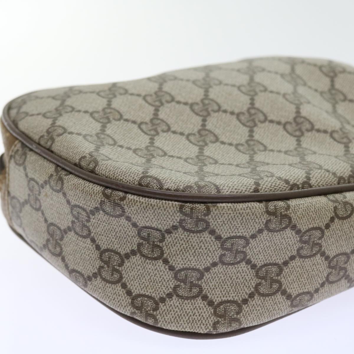 GUCCI GG Supreme Web Sherry Line Clutch Bag Beige Red 89 01 034 bs9231