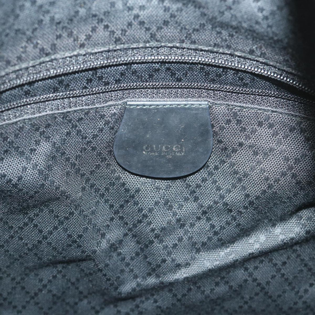 GUCCI Bamboo Shoulder Bag Nylon 2way Black bs9242