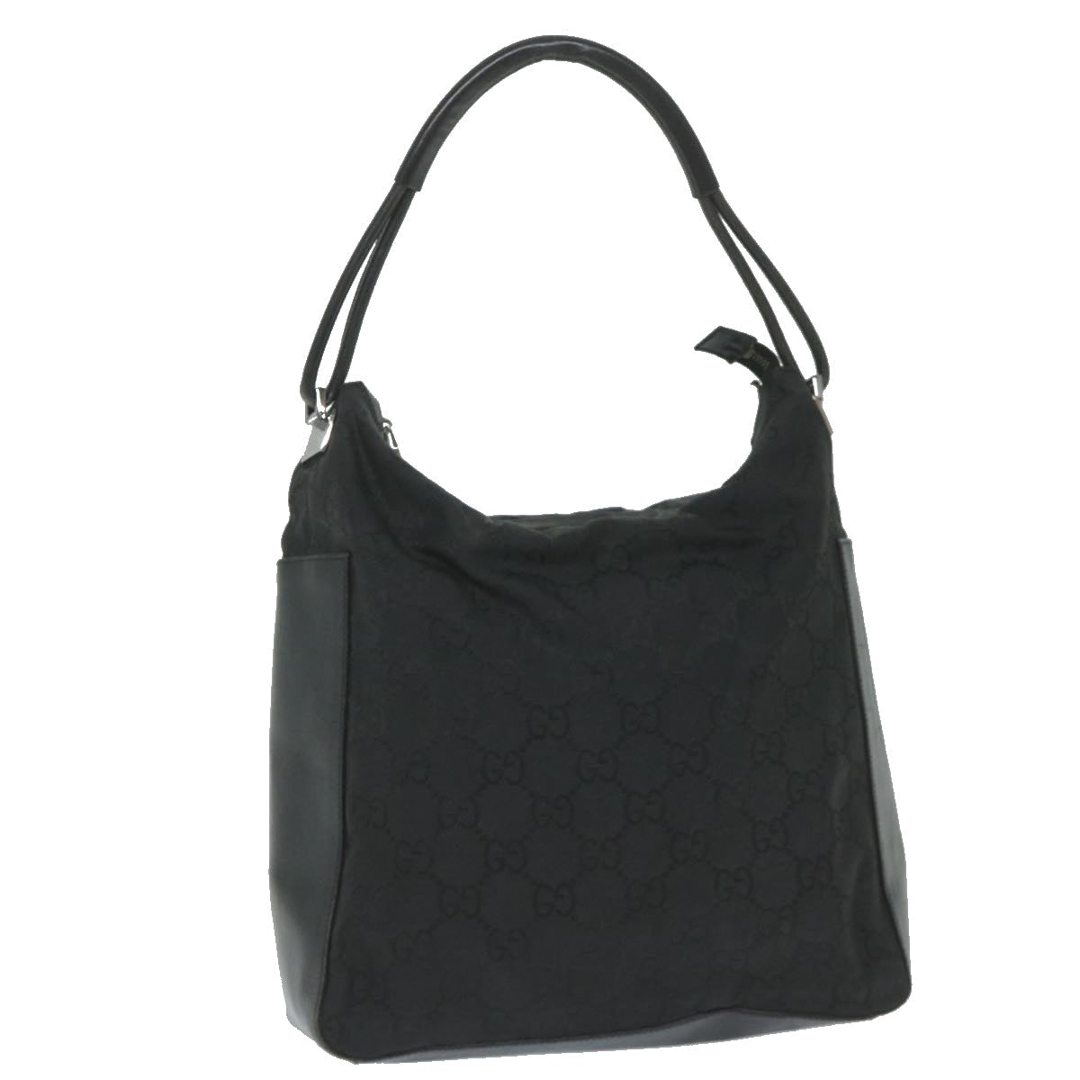 GUCCI GG Canvas Shoulder Bag Nylon Black 002 3770 200047 bs9277