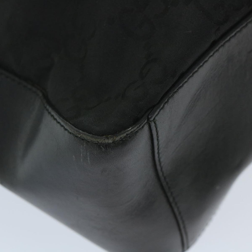 GUCCI GG Canvas Shoulder Bag Nylon Black 002 3770 200047 bs9277