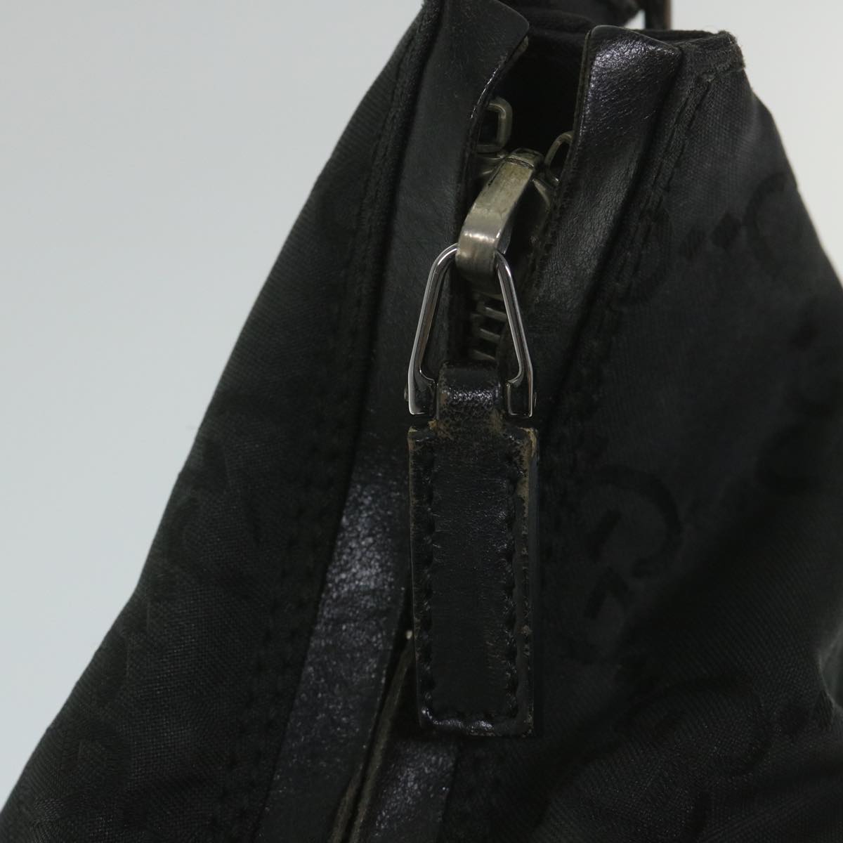 GUCCI GG Canvas Shoulder Bag Nylon Black 002 3770 200047 bs9277