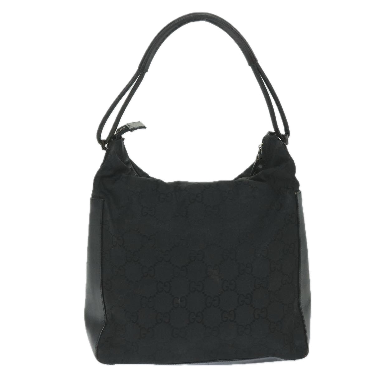 GUCCI GG Canvas Shoulder Bag Nylon Black 002 3770 200047 bs9277