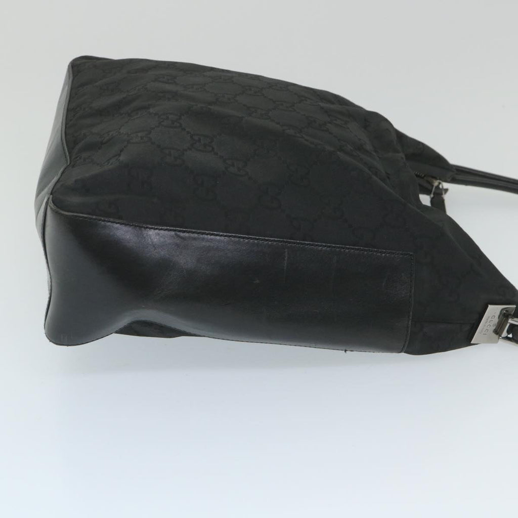 GUCCI GG Canvas Shoulder Bag Nylon Black 002 3770 200047 bs9277