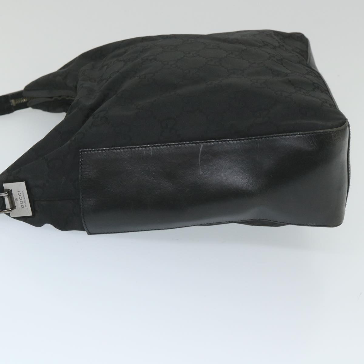 GUCCI GG Canvas Shoulder Bag Nylon Black 002 3770 200047 bs9277