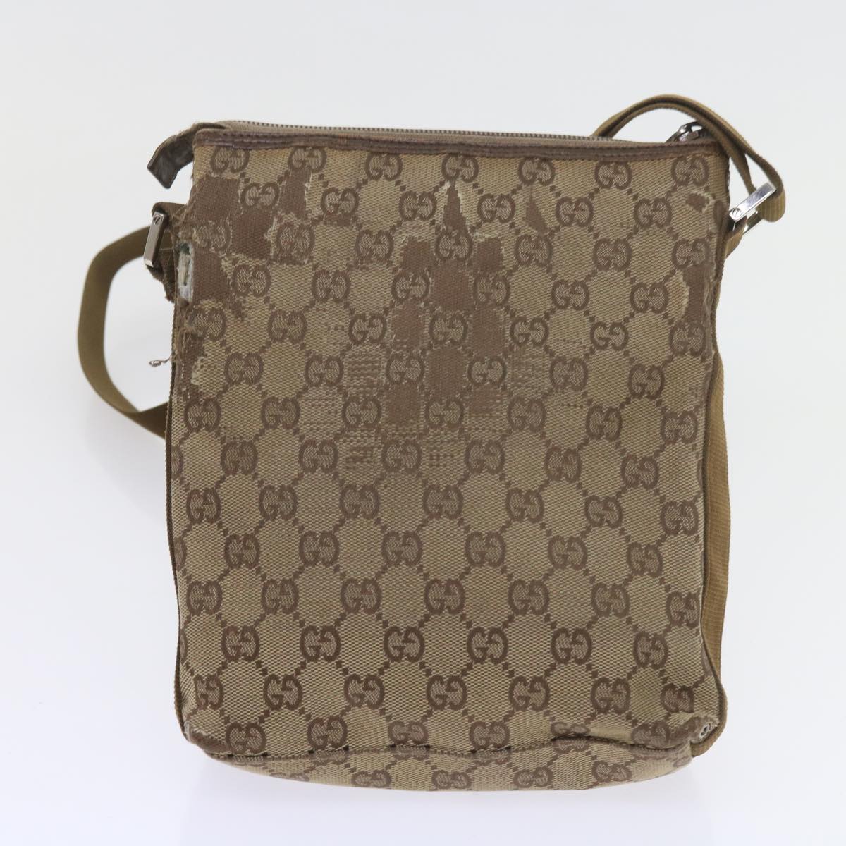 GUCCI GG Canvas Web Sherry Line Shoulder Bag 2Set Beige Green Red bs9278