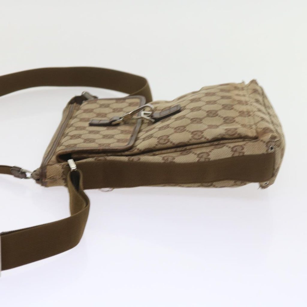 GUCCI GG Canvas Web Sherry Line Shoulder Bag 2Set Beige Green Red bs9278