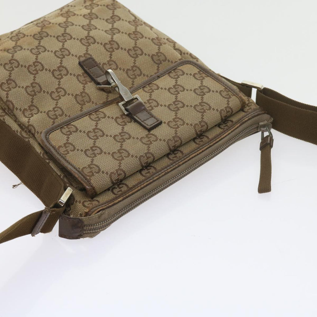 GUCCI GG Canvas Web Sherry Line Shoulder Bag 2Set Beige Green Red bs9278