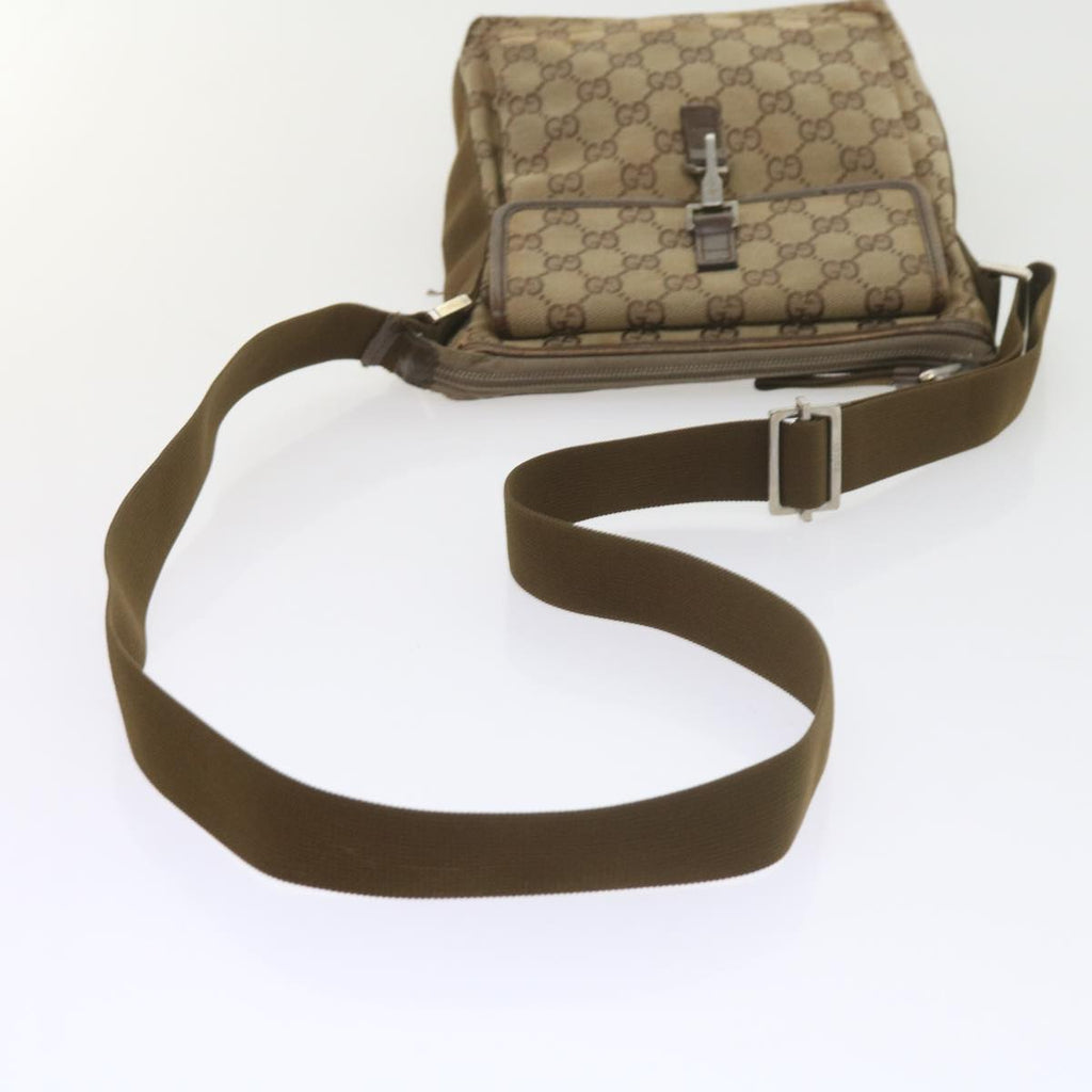 GUCCI GG Canvas Web Sherry Line Shoulder Bag 2Set Beige Green Red bs9278