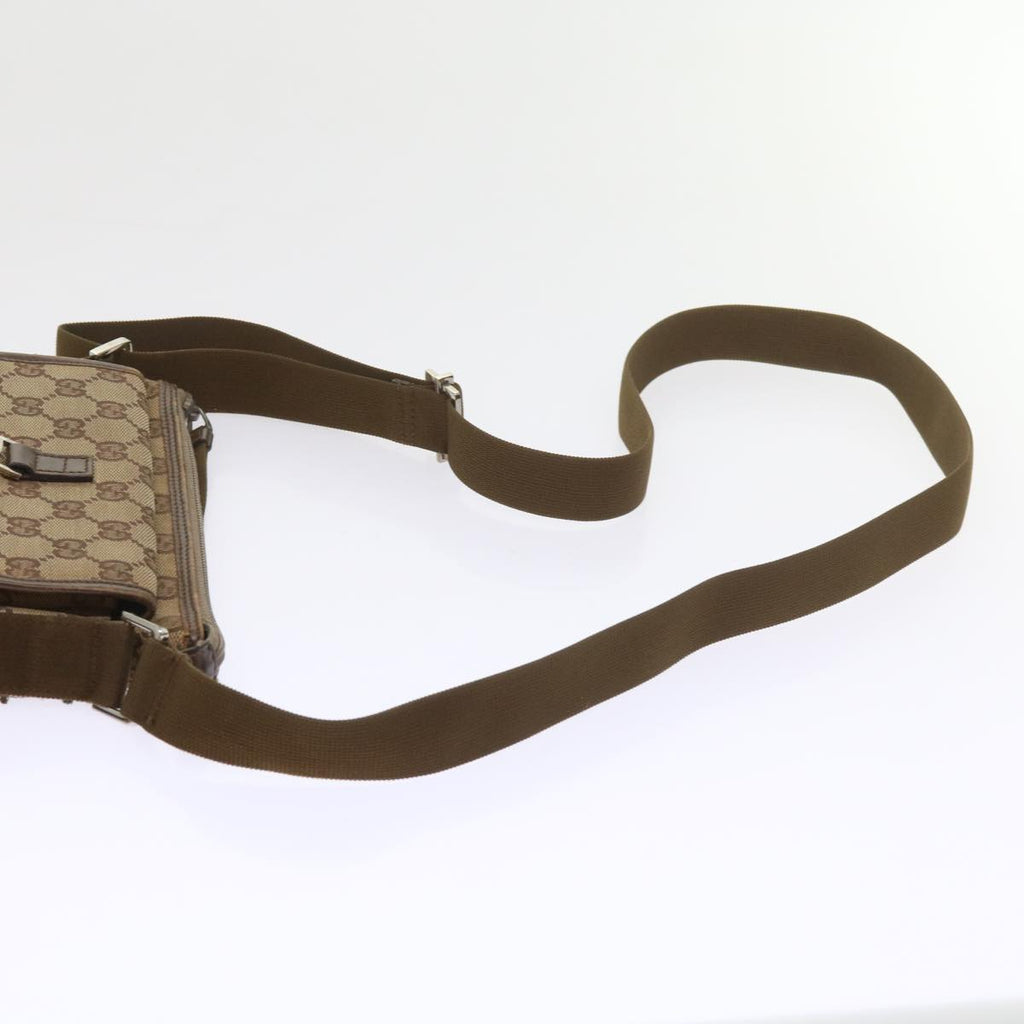 GUCCI GG Canvas Web Sherry Line Shoulder Bag 2Set Beige Green Red bs9278