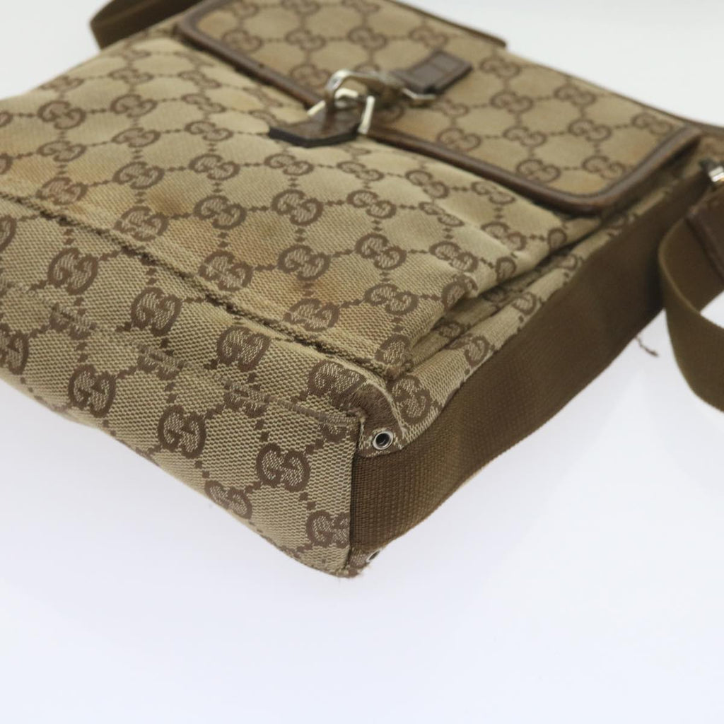 GUCCI GG Canvas Web Sherry Line Shoulder Bag 2Set Beige Green Red bs9278