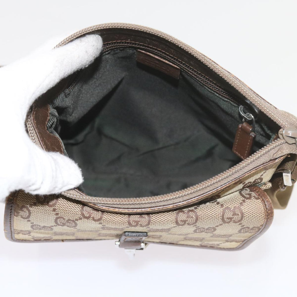GUCCI GG Canvas Web Sherry Line Shoulder Bag 2Set Beige Green Red bs9278