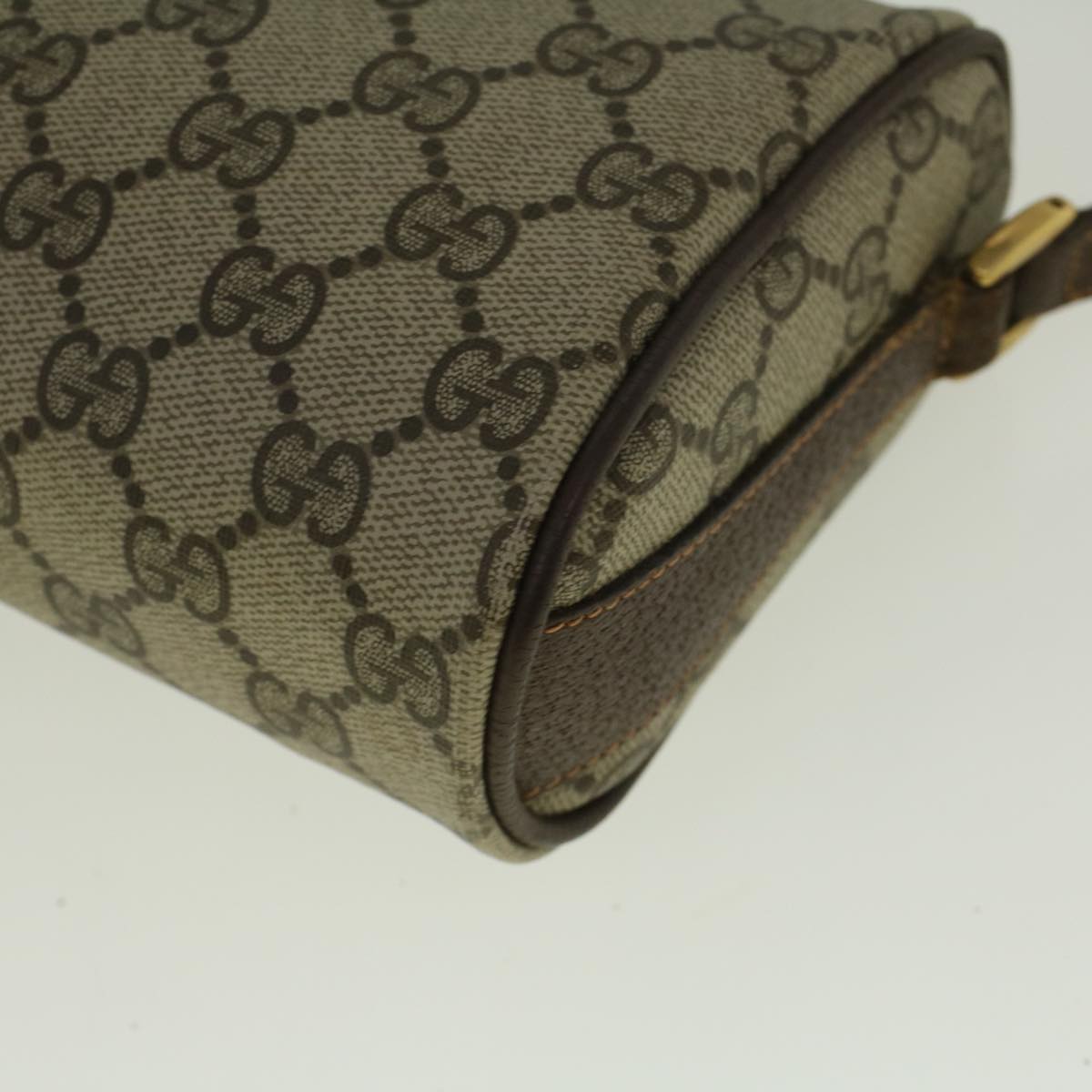 GUCCI GG Supreme Web Sherry Line Shoulder Bag Beige Red 89 02 018 bs9379