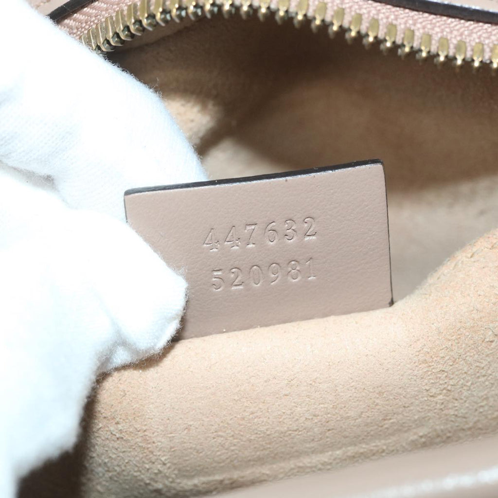GUCCI GG Marmont Shoulder Bag Beige 447632 bs9395