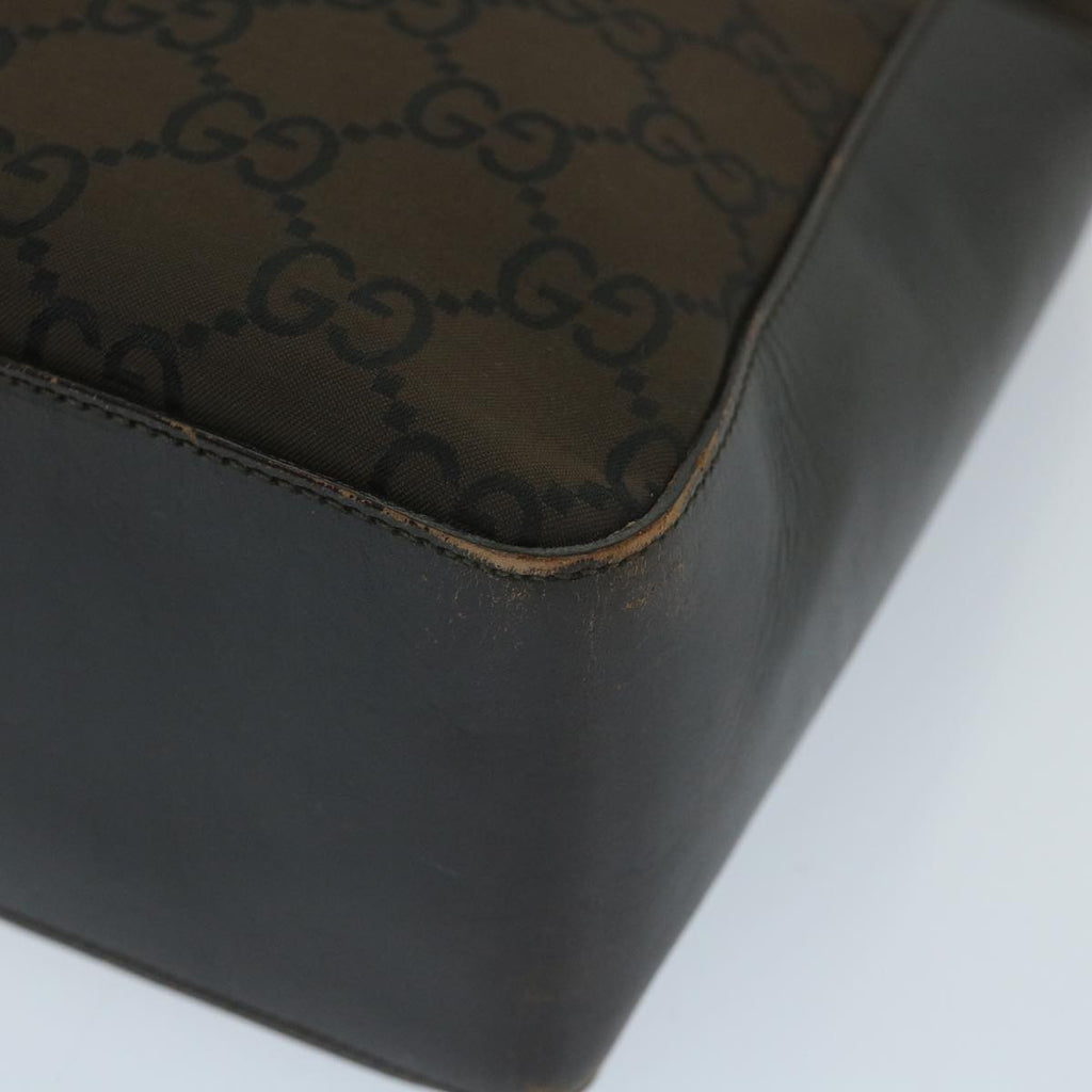 GUCCI GG Canvas Shoulder Bag Brown 001 3766 200047 bs9441