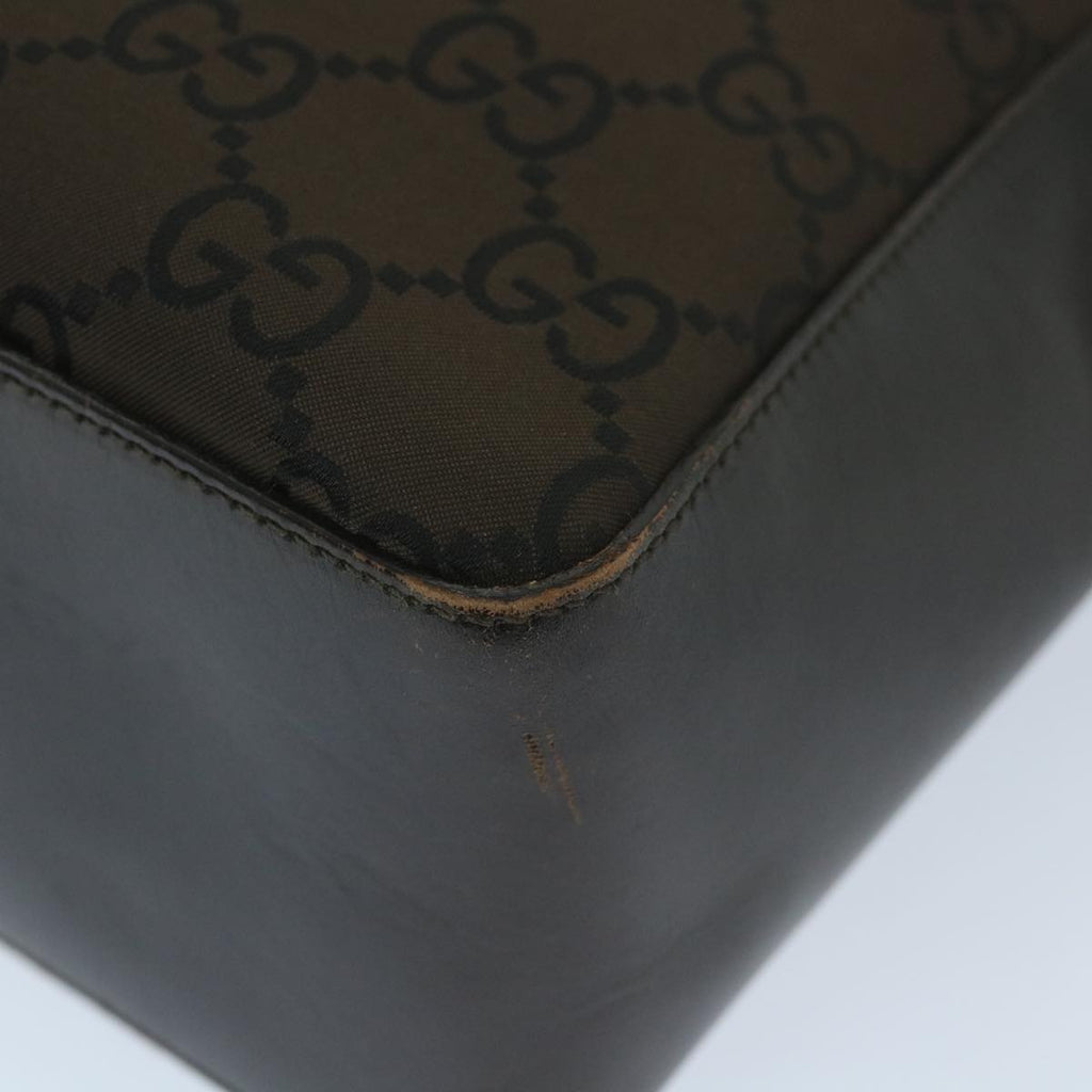 GUCCI GG Canvas Shoulder Bag Brown 001 3766 200047 bs9441