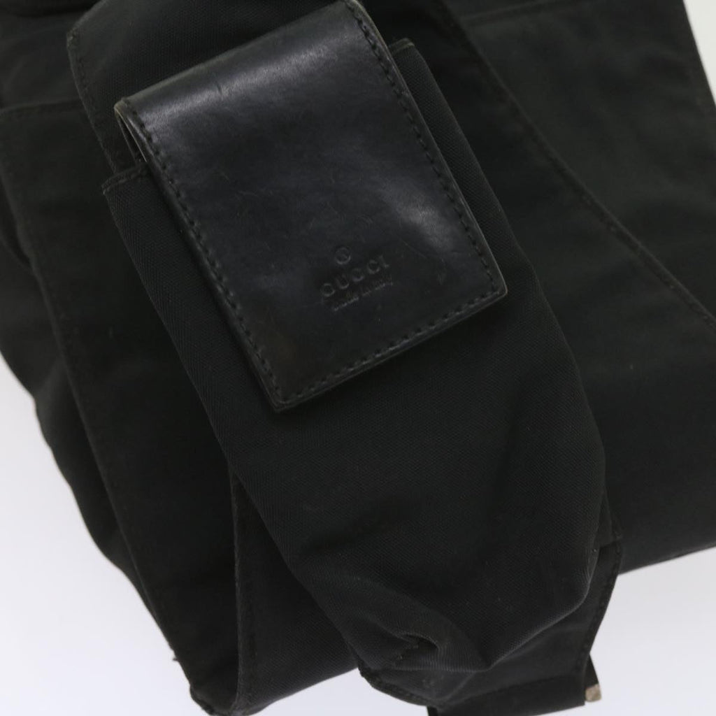 GUCCI Backpack Canvas Black 019 0325 002113 bs9463