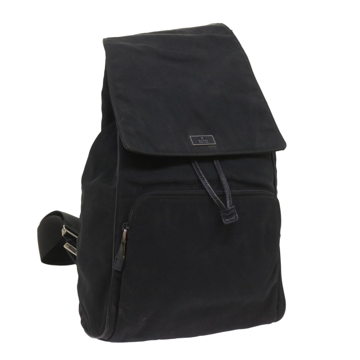 GUCCI Backpack Canvas Black 019 0325 002113 bs9463