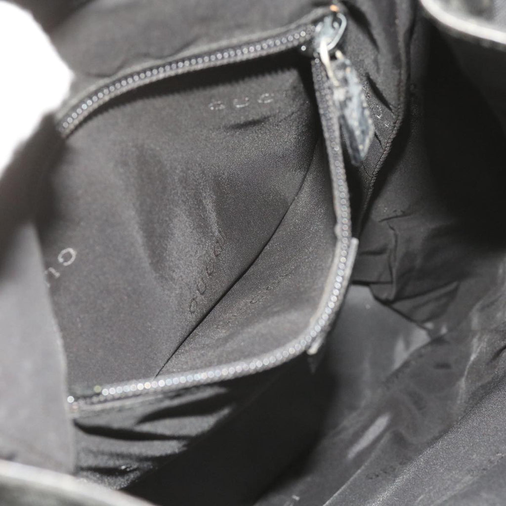 GUCCI Backpack Canvas Black 019 0325 002113 bs9463