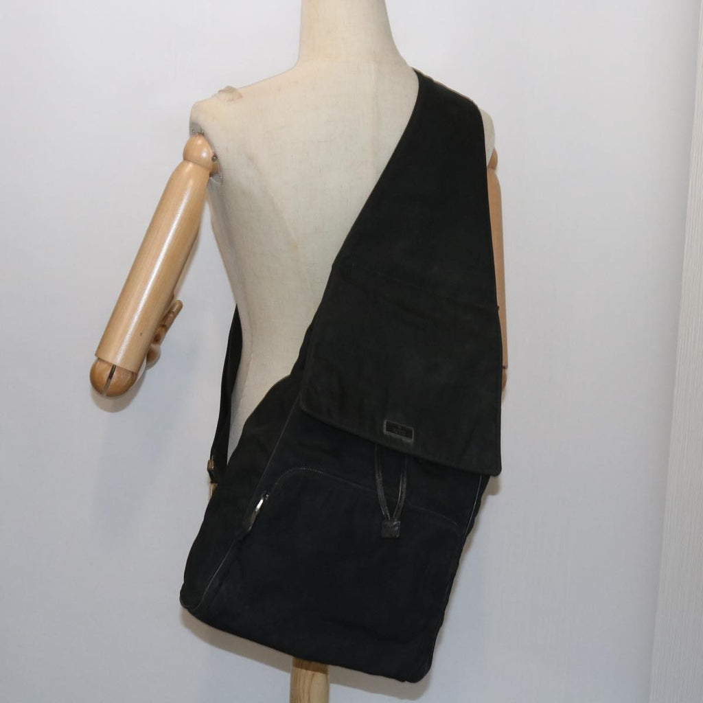GUCCI Backpack Canvas Black 019 0325 002113 bs9463