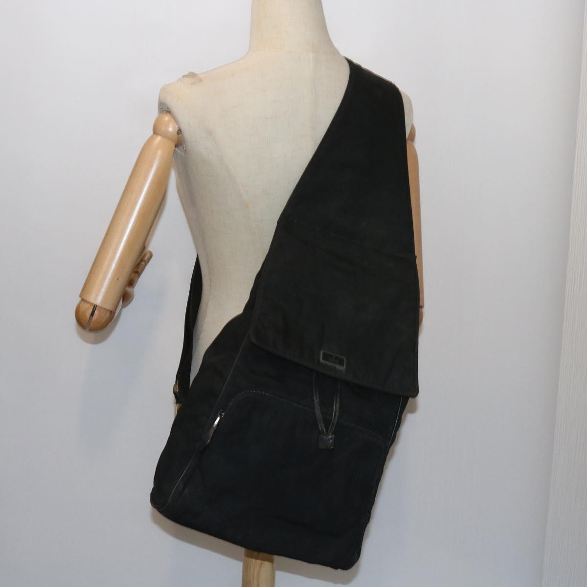 GUCCI Backpack Canvas Black 019 0325 002113 bs9463