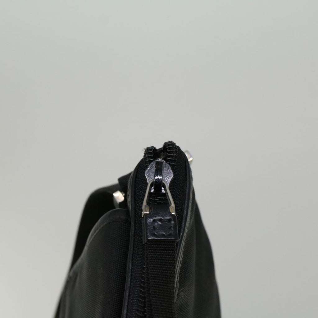 GUCCI Shoulder Bag Canvas Black 92646 bs9464