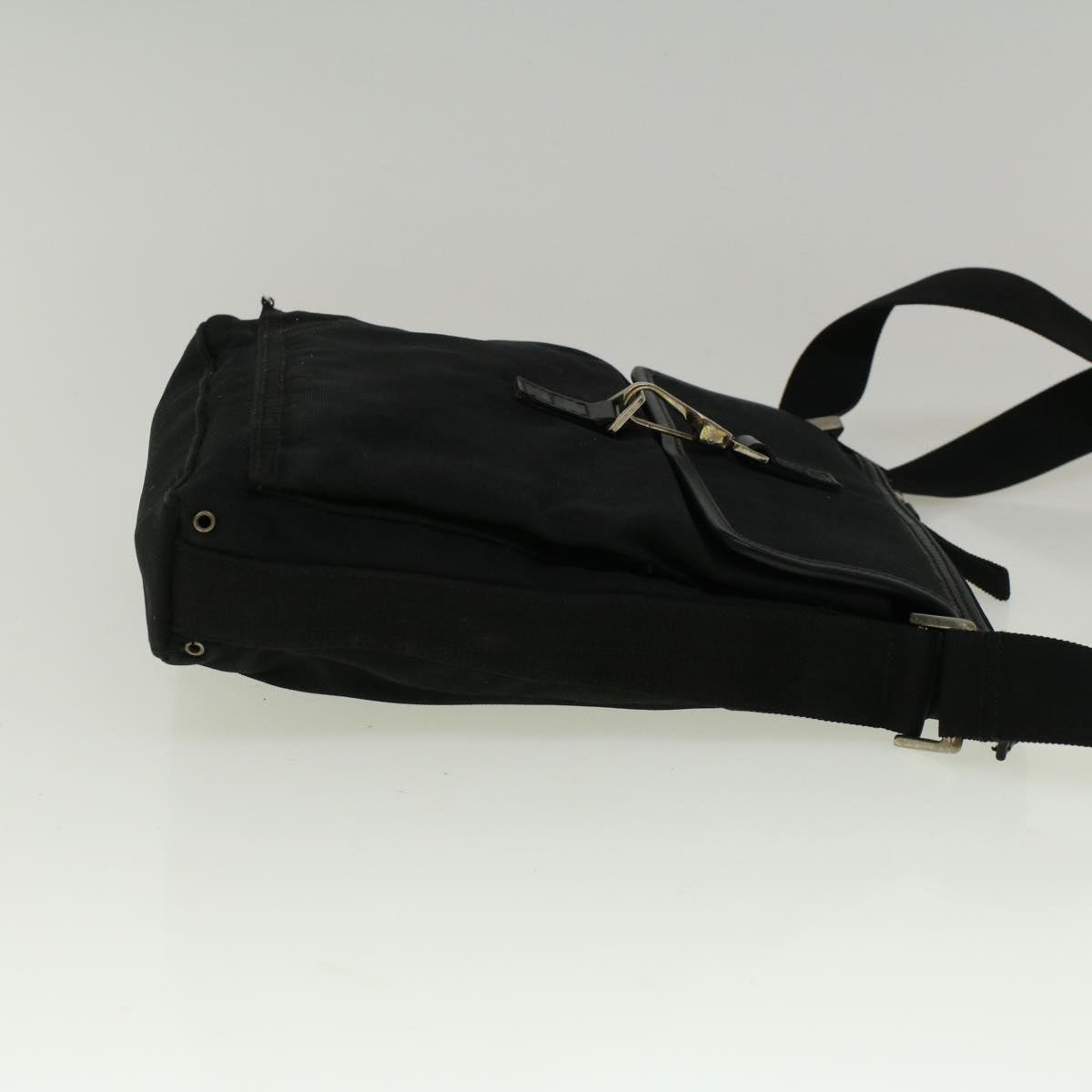 GUCCI Shoulder Bag Canvas Black 92646 bs9464