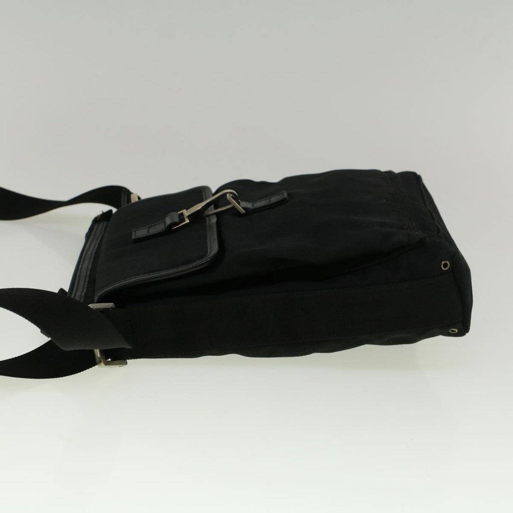 GUCCI Shoulder Bag Canvas Black 92646 bs9464