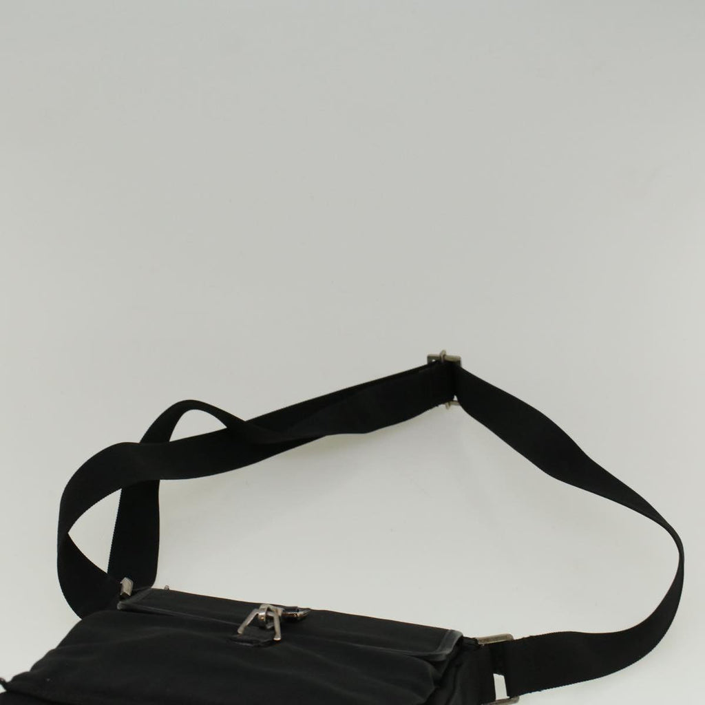 GUCCI Shoulder Bag Canvas Black 92646 bs9464