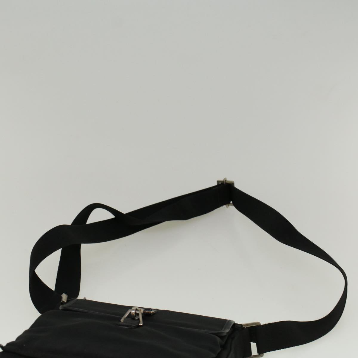 GUCCI Shoulder Bag Canvas Black 92646 bs9464
