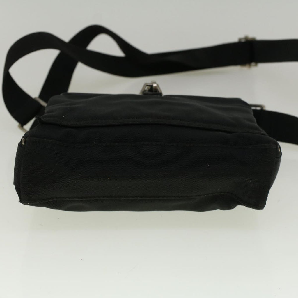 GUCCI Shoulder Bag Canvas Black 92646 bs9464
