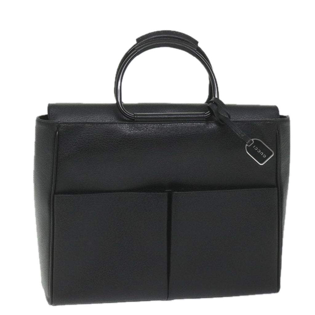 GUCCI Hand Bag Leather Black 002 2865 1313 bs9482