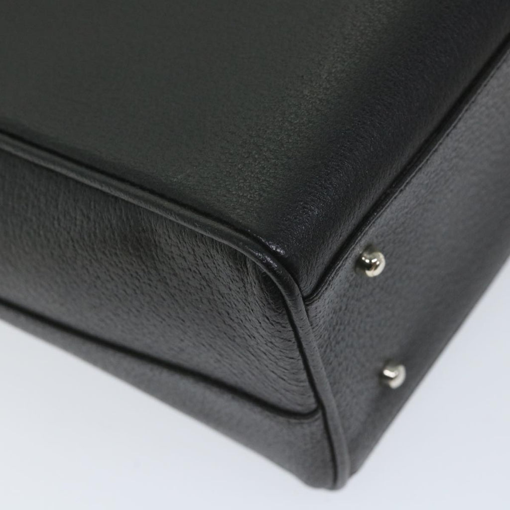 GUCCI Hand Bag Leather Black 002 2865 1313 bs9482