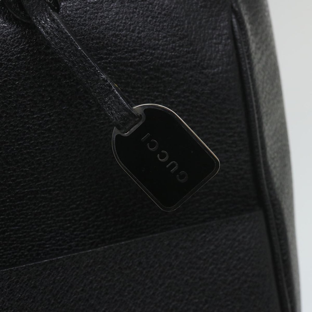 GUCCI Hand Bag Leather Black 002 2865 1313 bs9482