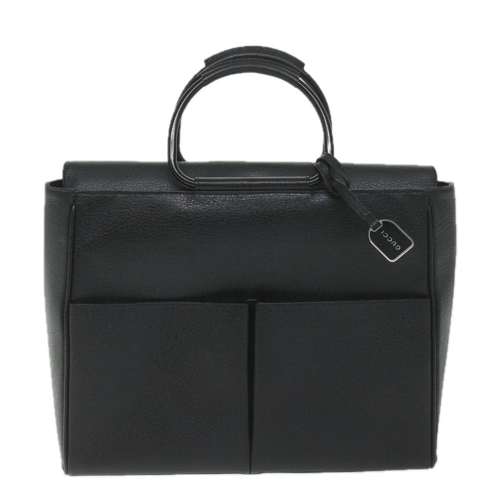 GUCCI Hand Bag Leather Black 002 2865 1313 bs9482