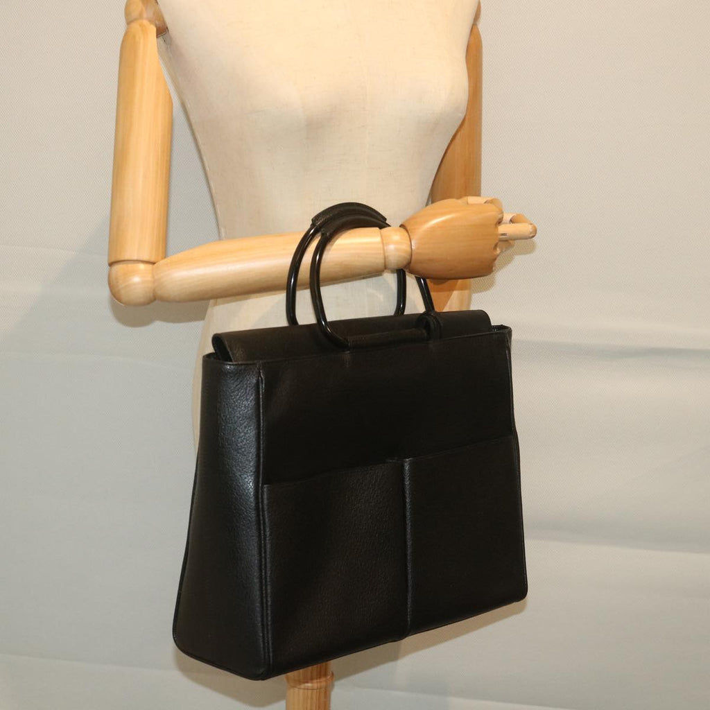 GUCCI Hand Bag Leather Black 002 2865 1313 bs9482