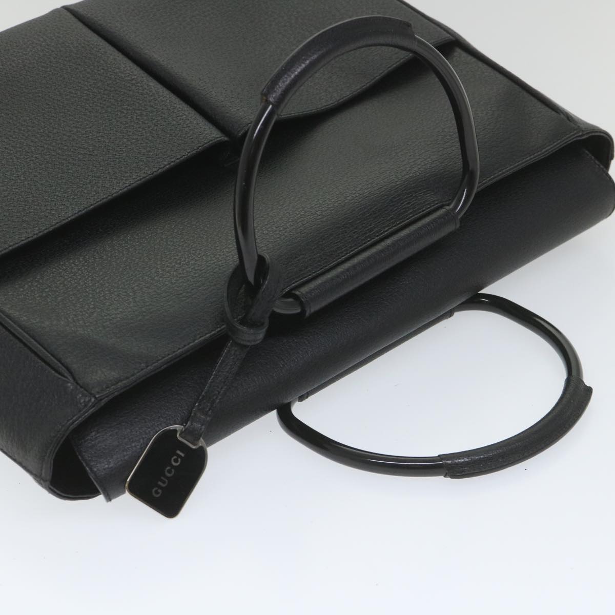 GUCCI Hand Bag Leather Black 002 2865 1313 bs9482